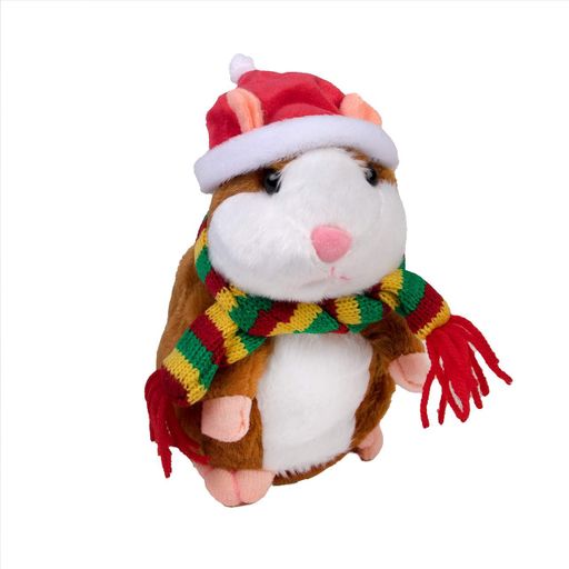 Говорящий игрушечный хомяк Новогодний (7840) (1856747)