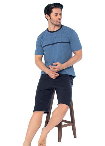 Пижама легкая из тонкого трикотажа шорты футболка A3231 XXL (1857559)