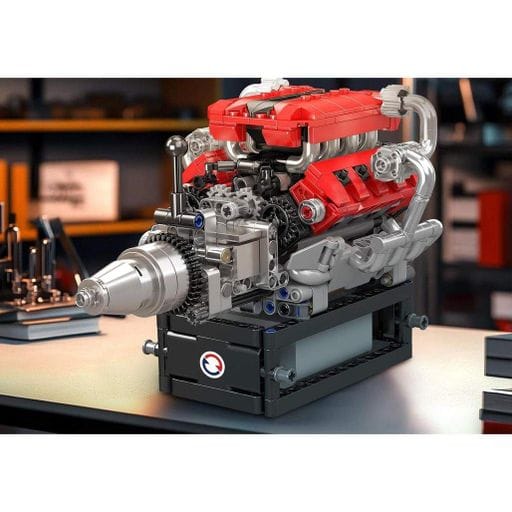 Конструктор Mould King Mking Двигатель и коробка передач FE V8 (10204) [161069] (1859894)