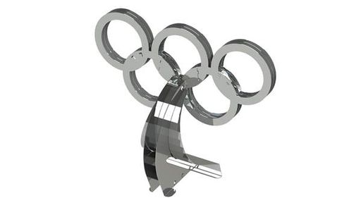 Колекційна модель-конструктор Metal Time Rings of Strength Олімпійські кільця (MT021Y) (1860807)