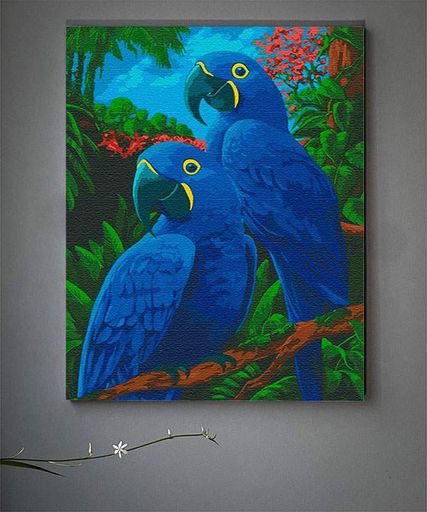 Картина за номерами "Гіацинтові ари" 30*40 см 11518-AC (1862915)