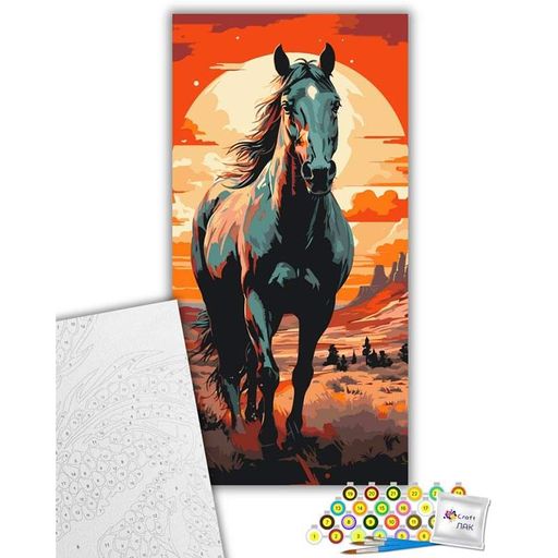 Картина за номерами Art Craft "Horse art" 40x80 см 11541-AC (1863030)