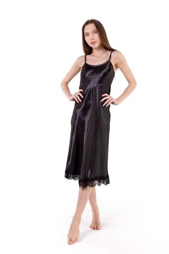 Ночная Сорочка женская Angelo dolce l-13-1 92-96 M-L Черный (1865018)