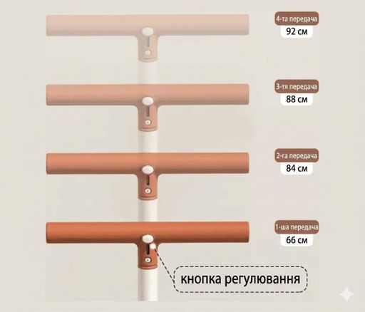 Детский биговел-трансформер A5 (4-в-1) | Съемные педали и родительская ручка Коричневый (1865592)