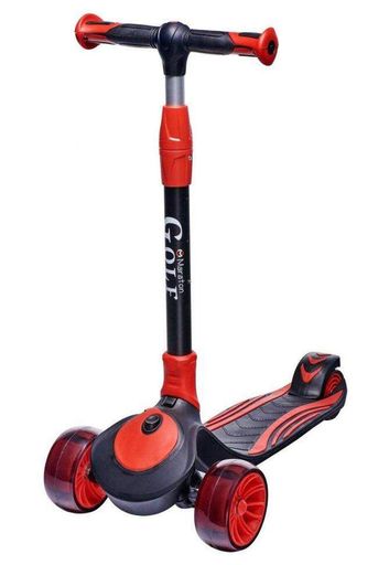 Детский трехколесный самокат Maraton Golf B | Складной, до 80 кг, подшипники ABEC-7, регулируемый руль. (1865629)