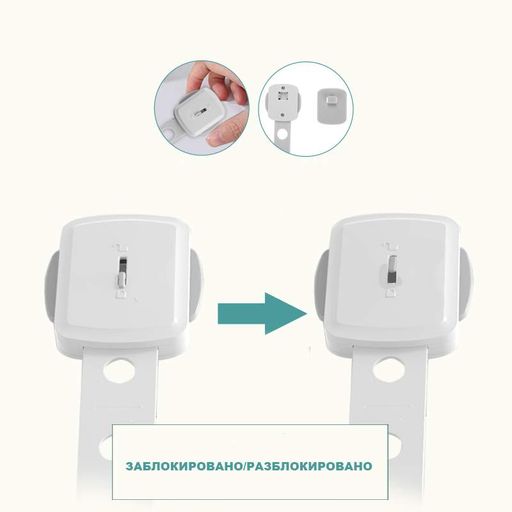 Блокіратор для дверцят шафи LB746 1шт (1866444)