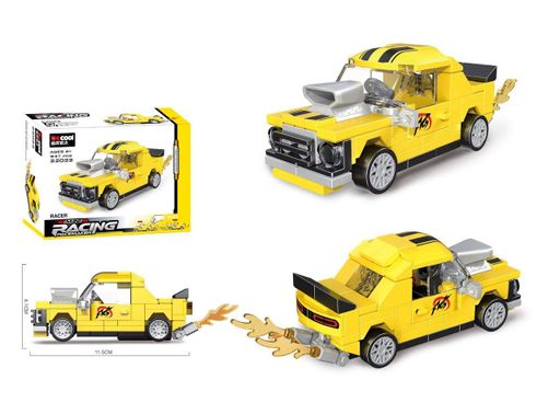 Конструктор инерционный Decool Mini Racing Реактивный автомобиль (1869356)