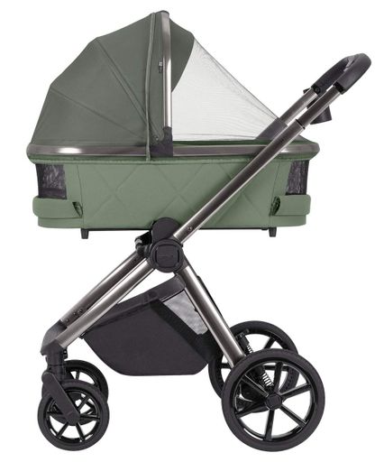 Коляска универсальная 2 в 1 Omega Perfect Green с люлькой и прогулочным блоком (до 22 кг) CARRELLO Зеленый (1869713)