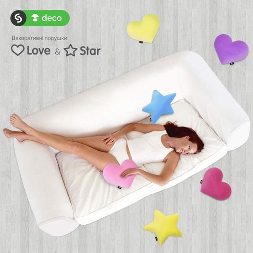 Подушка Sonex Love 40x40 см Pink (SO102065) (1877708)