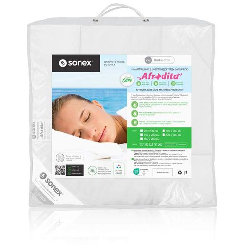 Наматрасник Sonex (уход за кожей) Afrodita Алоэ Вера + жожоба 200x200 (SO102089) (1877832)