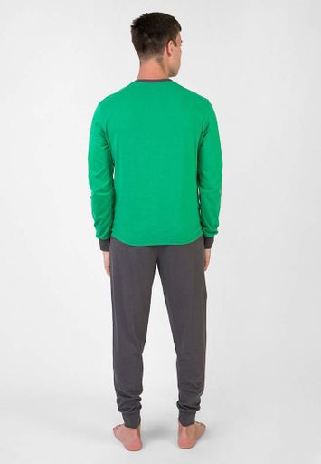 Чоловіча піжама Homewear MAD 36382 комфортний домашній костюм для сну і відпочинку XL Vert/grey (3700465536832) (1878089)