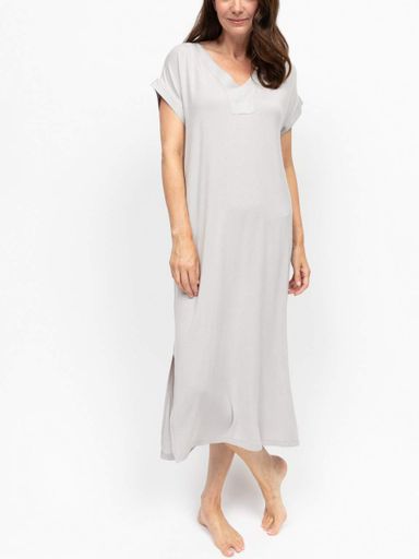 Довга нічна сорочка Nora Rose Willow 2368 із модалу 18/2XL Сірий (5051877660076) (1878189)