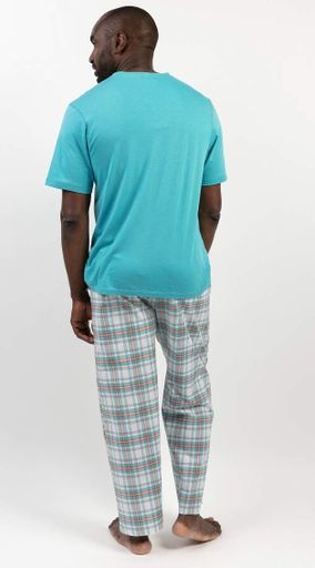 Піжама чоловіча Cyberjammies Luca 6838-6834 XL Блакитний (5051877437449) (1878231)