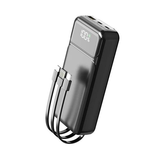 Портативний зарядний пристрій (Повербанк) Aspor A316 Fast Charge 20000 mAh (USB-C/USB/Type-C/Lightning/22.5W)- чорний (1880108)