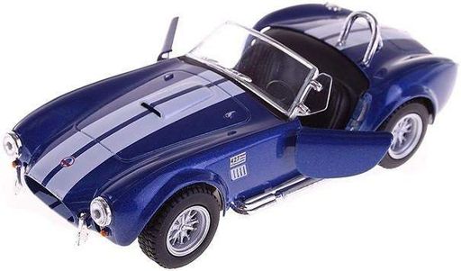 Дитяча колекційна машинка SHELBY COBRA KT5322W інерційна  Синій (1882425)