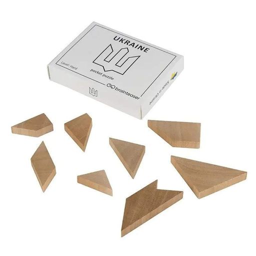 Набор деревянных головоломок "Wooden mini puzzle set #2" set2en 6 штук (1886191)