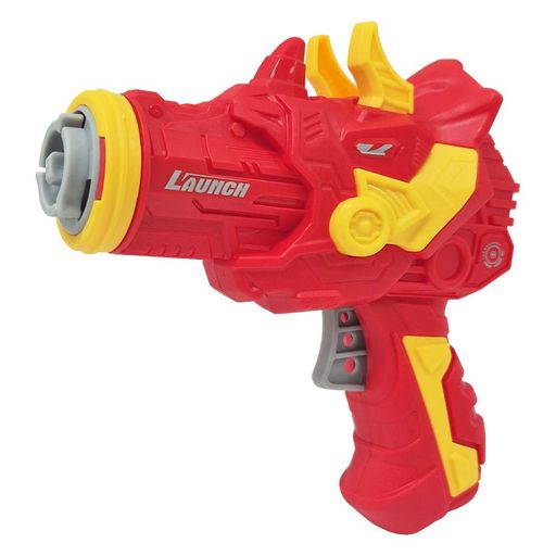 Розважальна гра-запускалка Динозаврик Bambi 123-1K4(Red) 6 дисків (1888697)