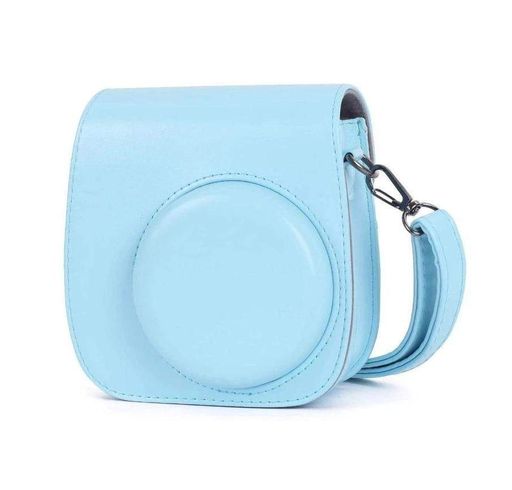 Набор камера моментальной печати Fujifilm Instax Mini 12 Blue + чехол + фотопленка 20 шт + фотоальбом 108 + наклейки 20 шт + (1890372)