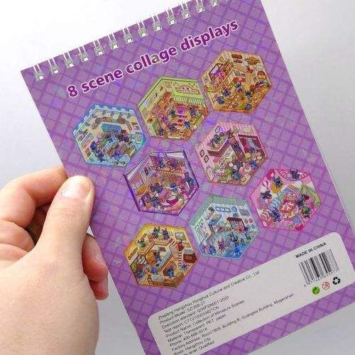 MIC Roombook(Румбук) 8 локаций и наклейки к ним STITCH/СТИЧ (СИРНЕВЫЙ) (293092) (1890868)