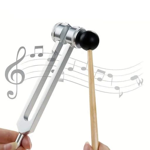 Набір камертонів Tuning Fork (3 шт. - 128Гц, 256Гц, 512Гц) з алюмінієвого сплаву (1891815)