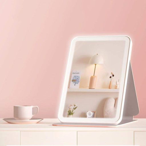 Зеркало для макияжа DOCO Daylight Portable Flat Mirror Pro Pink (FM008P) [162477] (1892112)