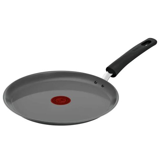 Сковорода для млинців Tefal Renewal, 25 см, алюмінієва, з бакелітовою ручкою, сірого кольору. (639447) (1892832)