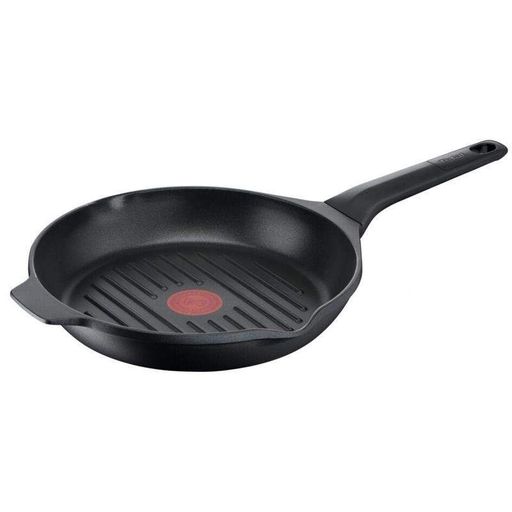 Сковорода-гриль Tefal DELICIO, 26 см, алюмінієва, з бакелітовою ручкою, чорного кольору. (639352) (1892853)