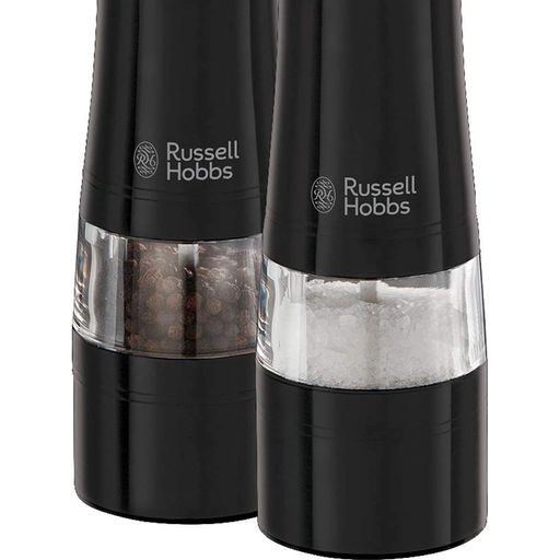 Млини Russell Hobbs AAx4 для солі та перцю керамічні жорна чорні (628743) (1893496)