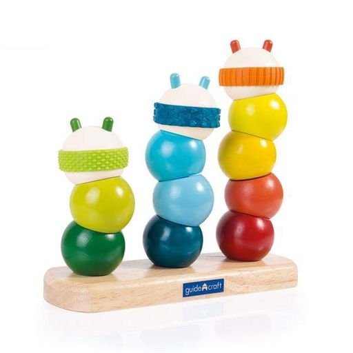 Пірамідка Guidecraft Manipulatives Гусениці (G6731) (1896252)
