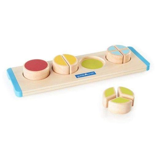 Дерев'яний пазл-сортер Guidecraft Manipulatives Сектори круга (G6739) (1896258)