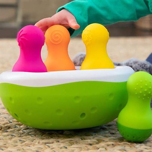 Сортер-балансир Fat Brain Toys Spinny Pins Неваляшки (F248ML) (1896337)
