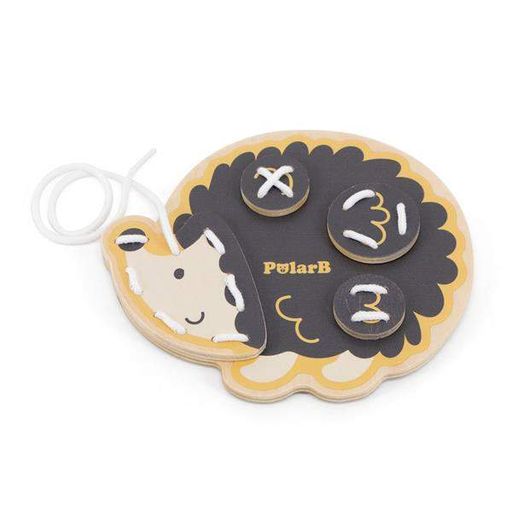 Дерев'яна шнурівка PolarB Звірята (44044) (1896991)