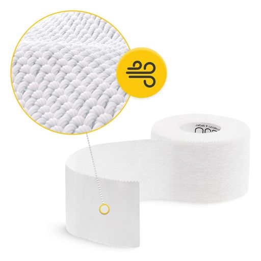 Стрічка кінезіологічна (кінезіо тейп) 4FIZJO Rigid Tape 5 см x 10 м жорстка White (P-5905973400824) (1897060)