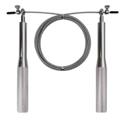 Скакалка скоростная на подшипниках алюминиевая PowerPlay 4207 Elite Jump Rope Серебряная 3 м (PP_4207_Silver) (1897085)