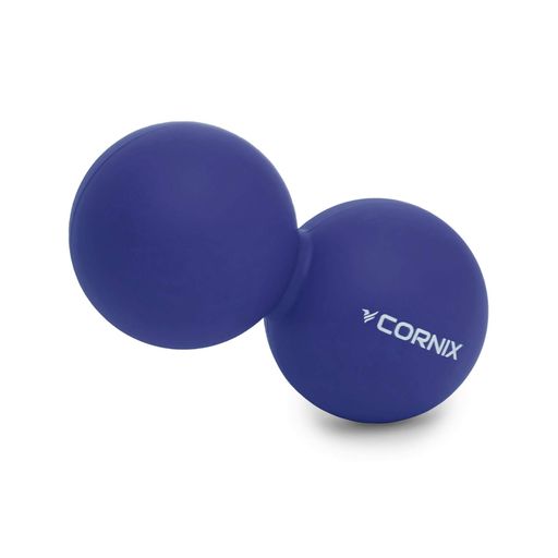 Массажный мяч двойной Cornix Cornix Lacrosse DuoBall 6.3 x 12.6 см XR-0109 Navy Blue (1897428)
