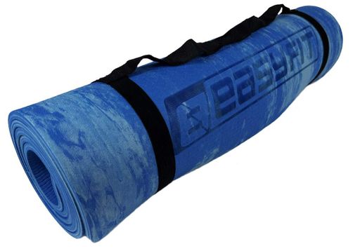 Коврик для йоги и фитнеса EasyFit s-EVA Mat 8 мм Синий (EF-1911-Bl) (1897953)