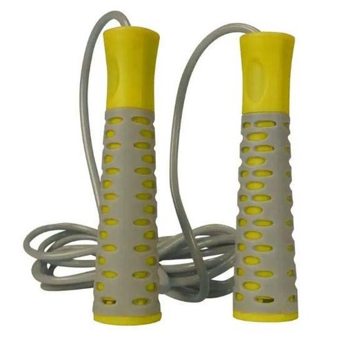 Скакалка PowerPlay 4206 Jump Rope PRO+ Серо-желтая 2,75 м (PP_4206_Grey/Yellow) (1898528)