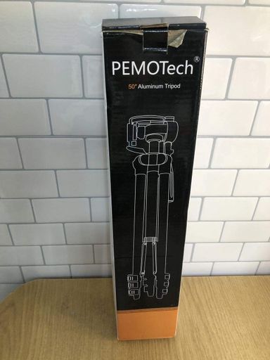 Штатив для телефона 130см планшета/GoPro/камеры, дорожный штатив PEMOTech с дистанционным управлением затвором, 2-в-1 держат Б/У (1900759)