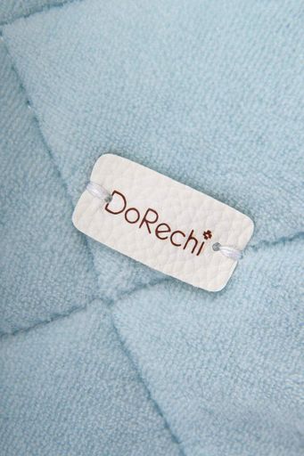 Комбинезон демисезонный велюровый DoRechi для выписки из роддома Зефир рост 62 - 68 см (3-6 месяцев) Голубой (1901765)