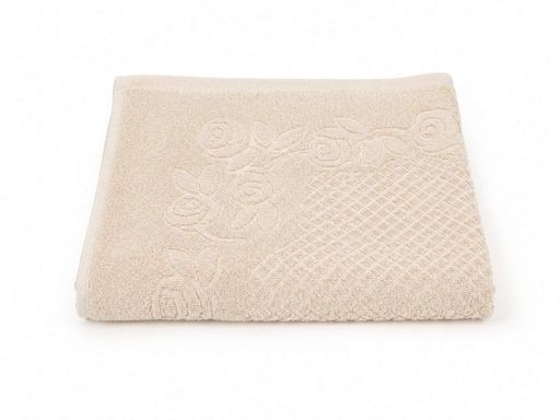 Коврик для ног махровый Ecotton 60х100 см 700 гр/м полотенце для ванной комнаты бежевого цвета Rose Beige (1901828)
