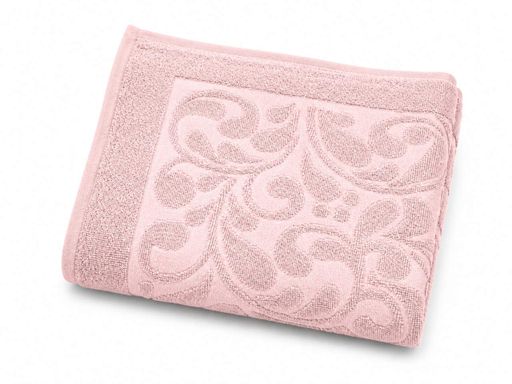 Коврик для ног махровый Ecotton 50х70 см 700 гр/м полотенце для ванной комнаты розового цвета Drop\Rose (1901832)