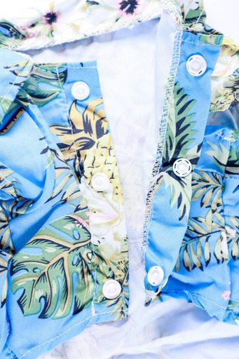 Рубашка-гавайка для котов и средних собак размер 2XL голубой ананас (1903686)