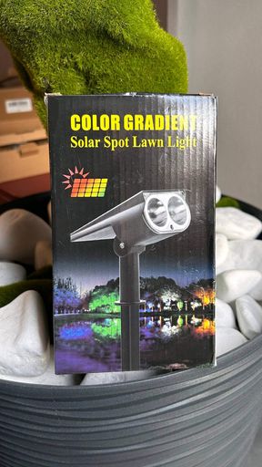 Садовый LED светильник на солнечной батарее Color Gradient Solar Spot Lawn Light (1903853)