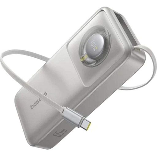 Зовнішній акумулятор Baseus Free2Pull 20000mAh 65W Lunar Gray (P10073700843-00) [163298] (1904838)