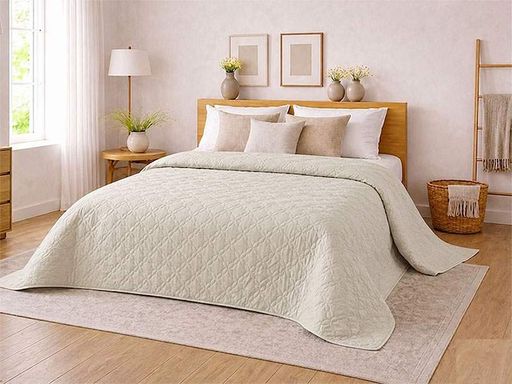 Покривало стьобане Місячне Сяйво (sky) Leleka-Textile 180х220 Місячний (1920/6634) (1905360)