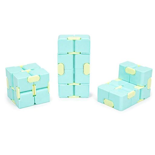 Антистрес кубик-трансформер Infinity Cube IGR133(Turquoise) пастельні кольори (1906326)