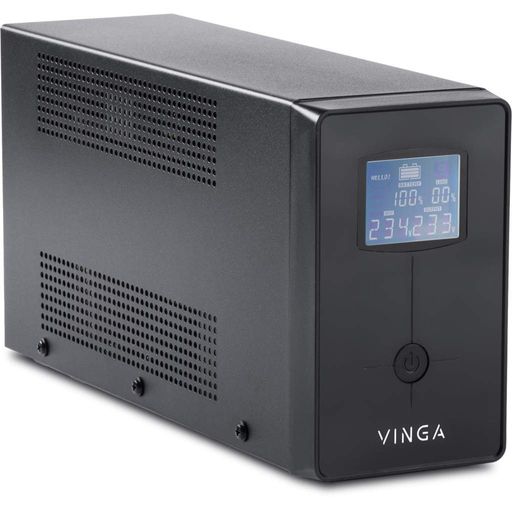 Пристрій безперебійного живлення Vinga LCD 1200VA metal case (VPC-1200M) (1906978)