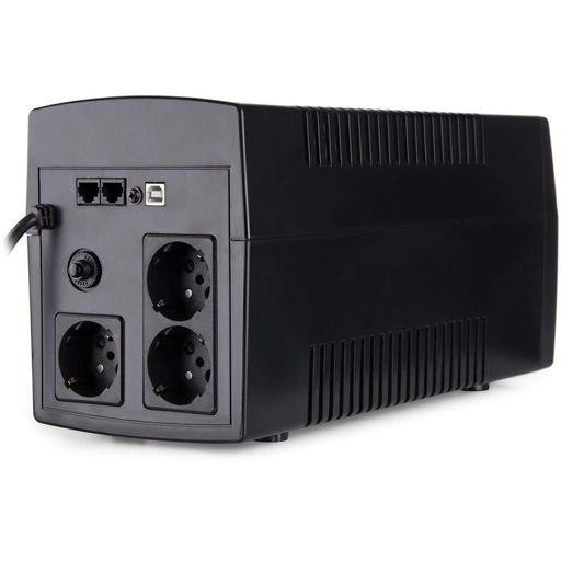 Пристрій безперебійного живлення Vinga LED 1200VA plastic case with USB (VPE-1200PU) (1907005)