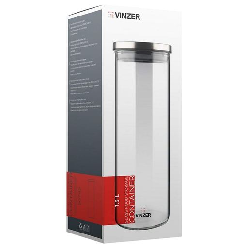 Ємність для зберігання продуктів Vinzer 1,5 л 50742 (1907636)