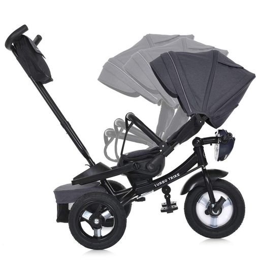 Велосипед трехколесный TURBOTRIKE MT 1007-2 с поворотным сиденьем Антрацит (1908006)